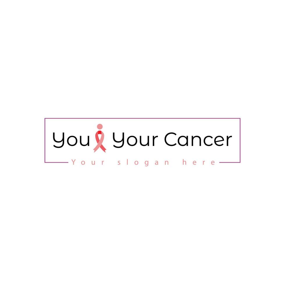 ilustración vectorial gráfico de apoyo al logotipo del cáncer, campaña, ayuda vector