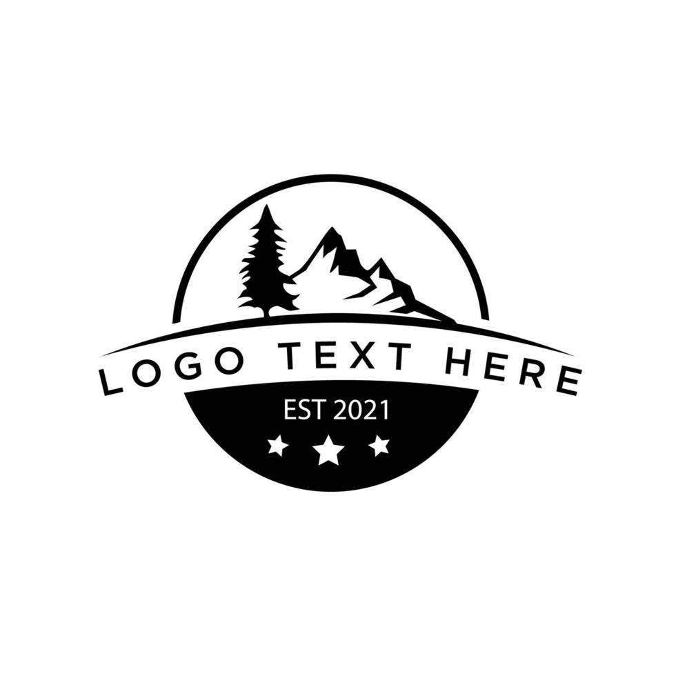 landscape logo vector design template 9899915 Vector Art at Vecteezy