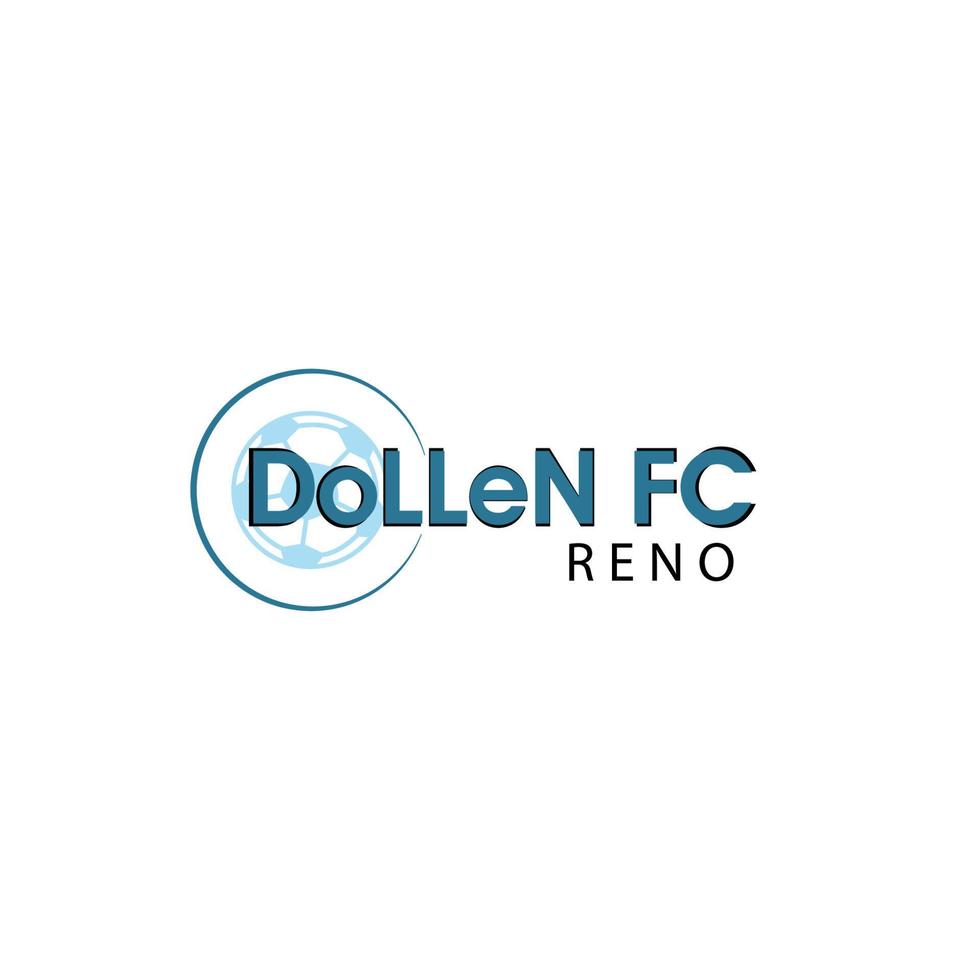 soccer club logo vector design template