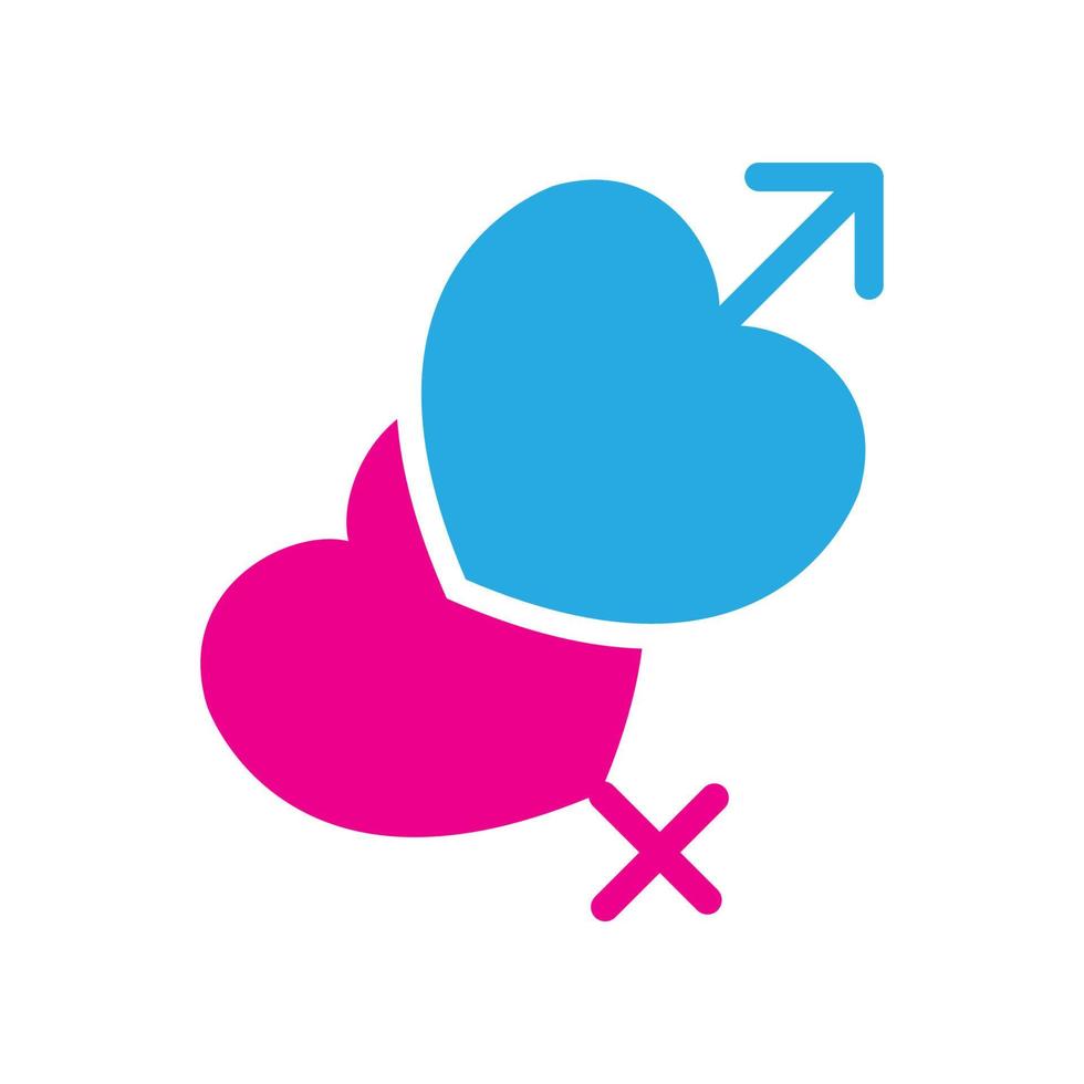 gender logo vector template
