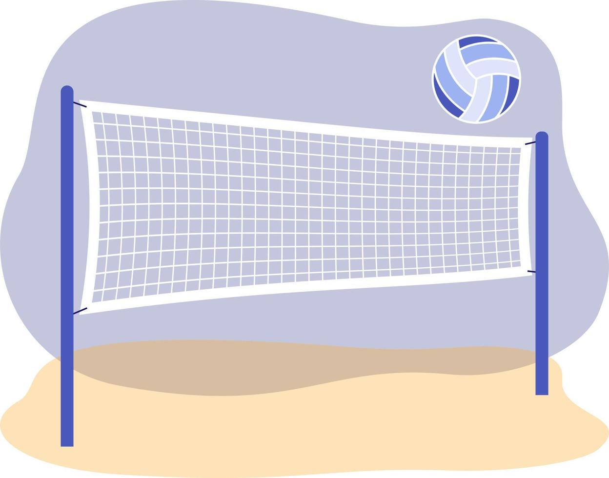 elementos de clipart voleibol vector