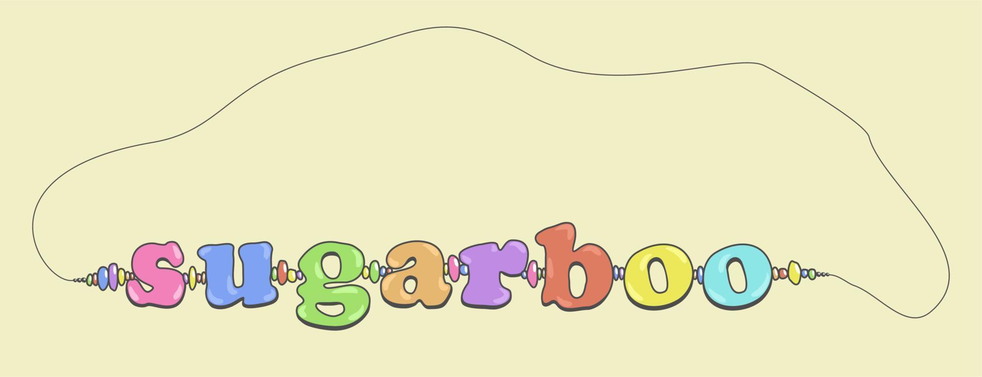 Vector isolated illustration of beads. Sugarboo. 9899977 Vector Art at