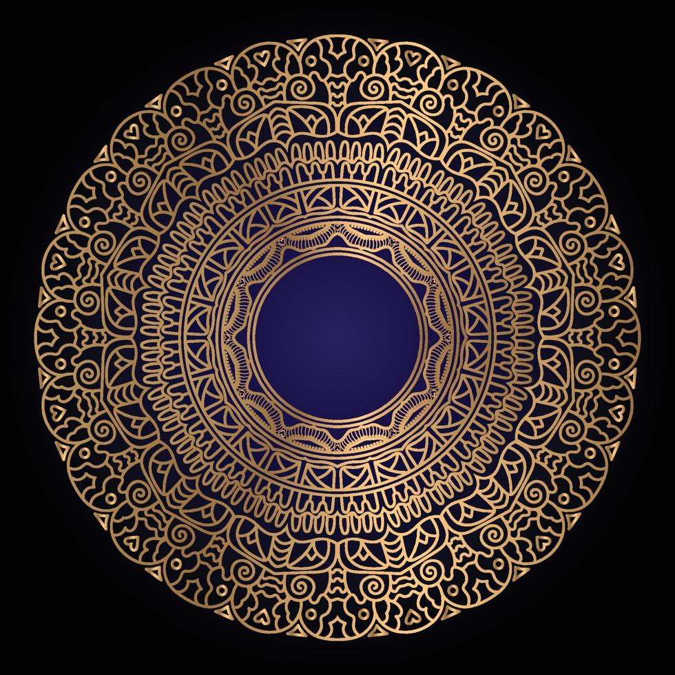 luxury ornamental mandala design background vector