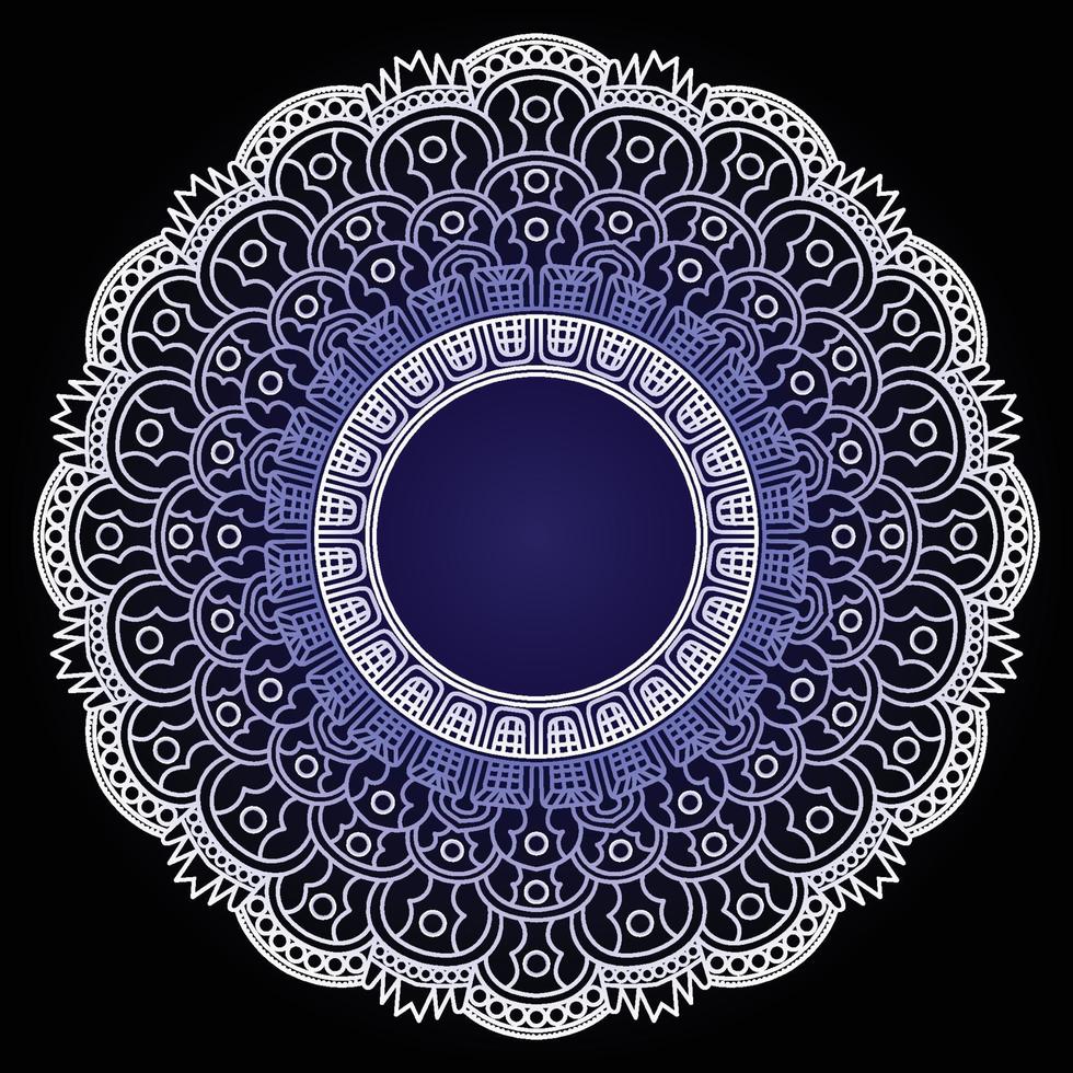 luxury ornamental mandala design background vector