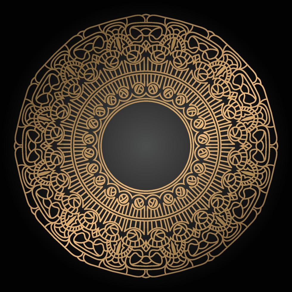 luxury ornamental mandala design background vector