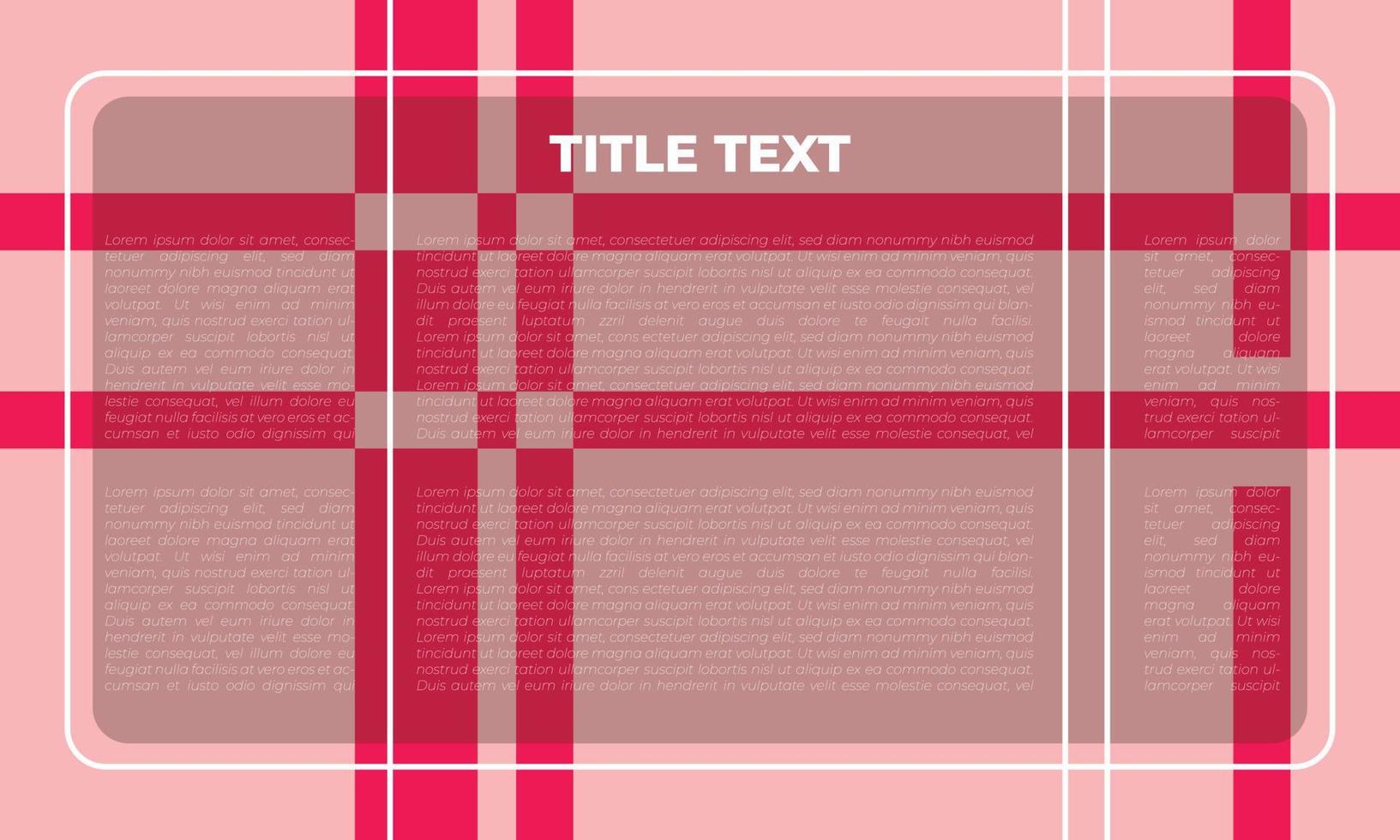 Red cross and line background template copy space for banner or poster vector