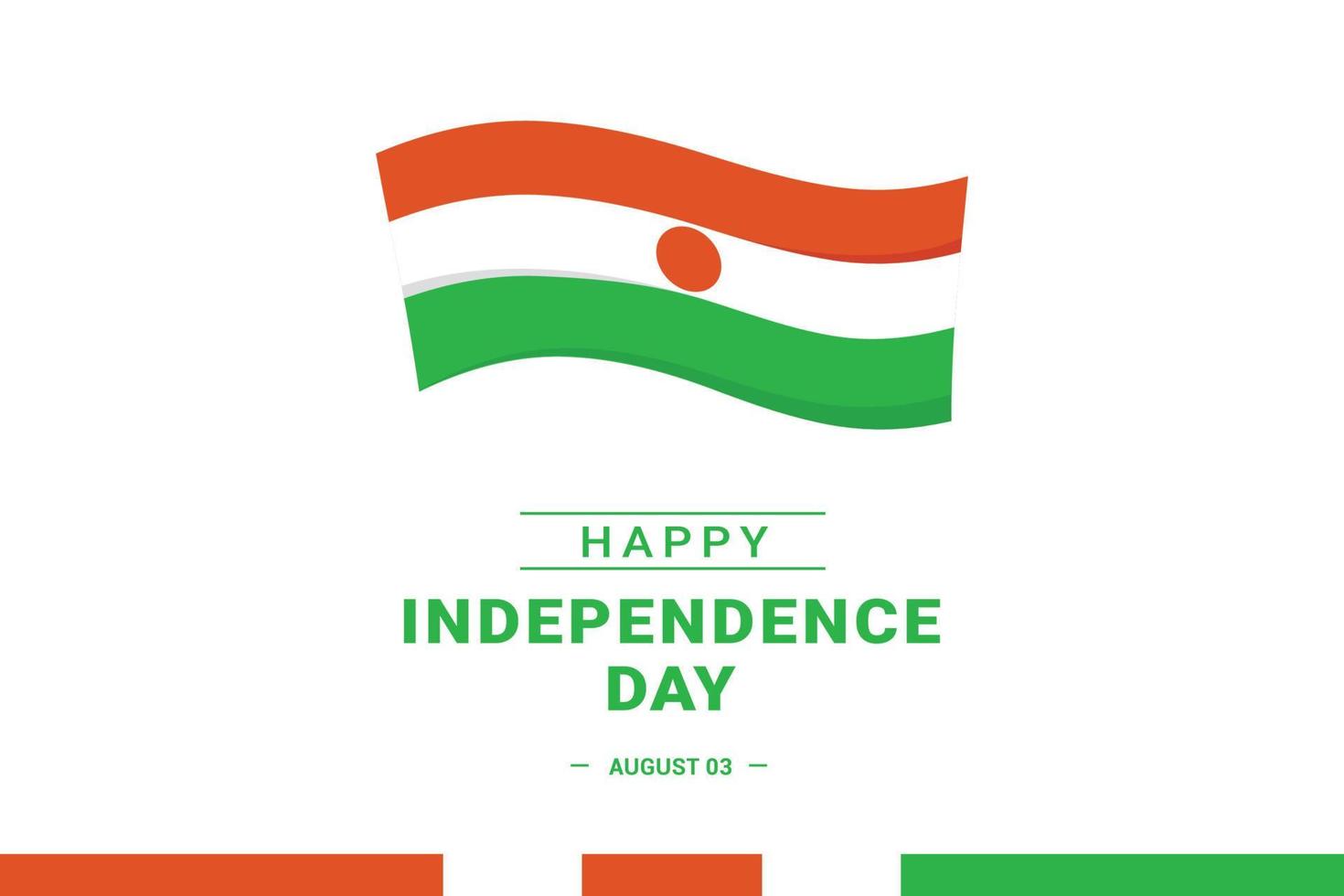 Niger Independence Day vector