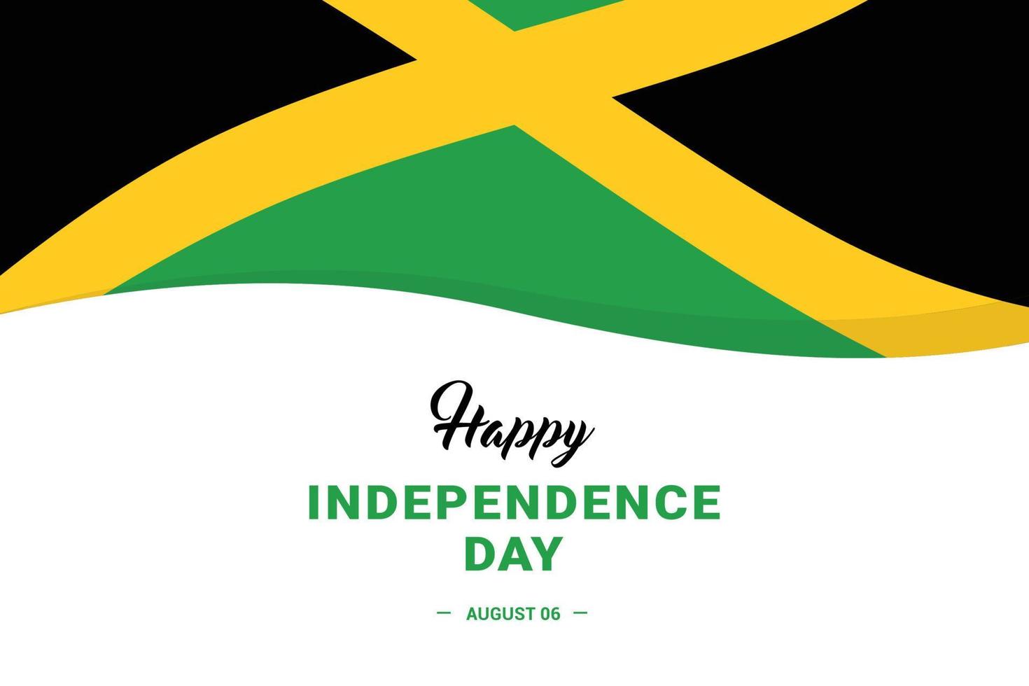 Jamaica Independence Day vector
