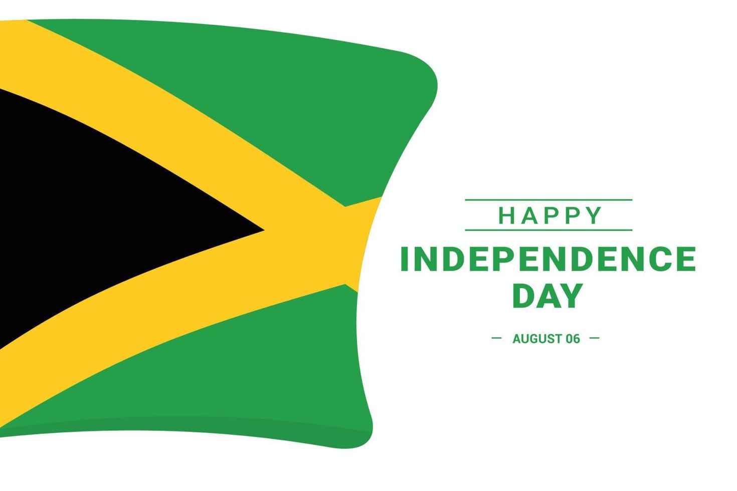 Jamaica Independence Day vector