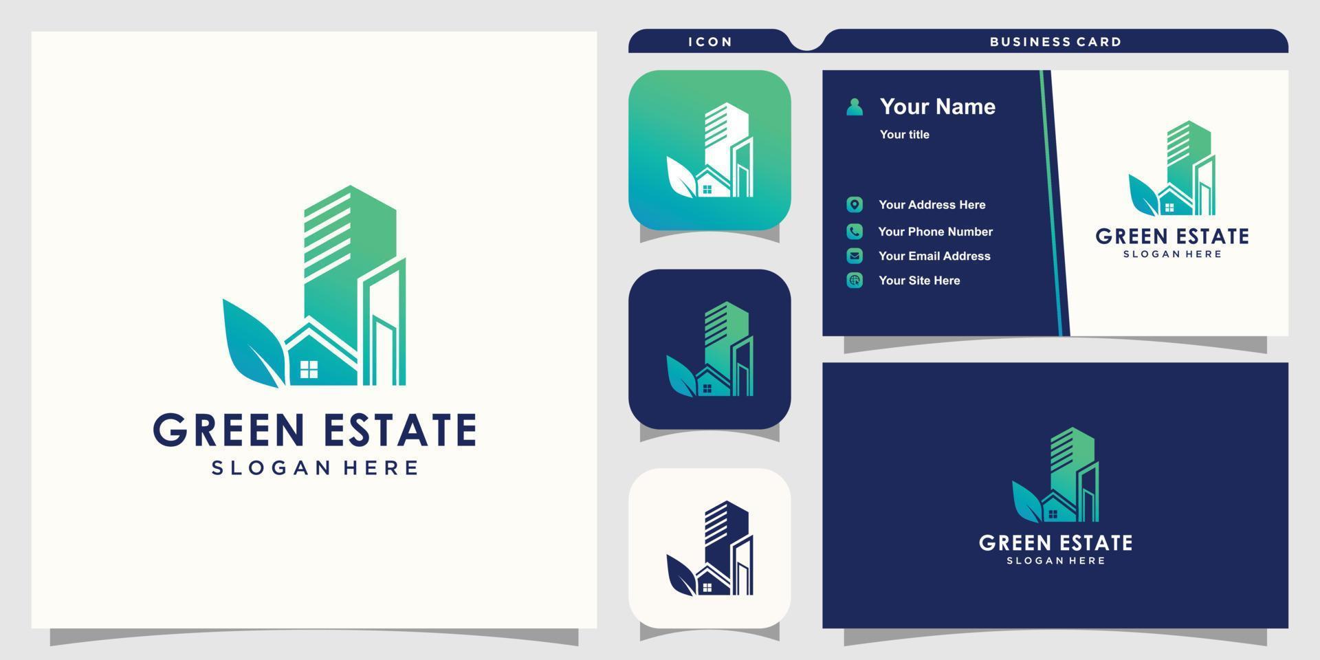 Real estate Logo design Premium Vector