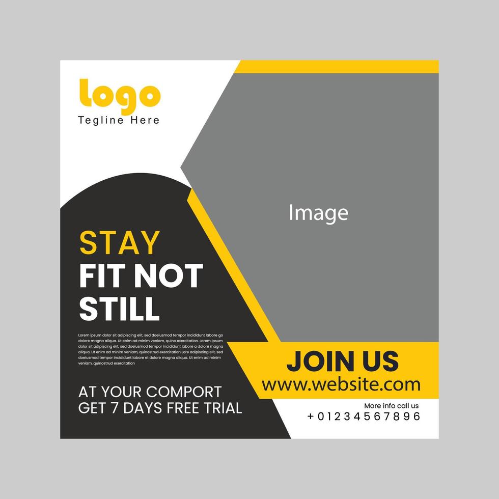 Social Media Post Design vector