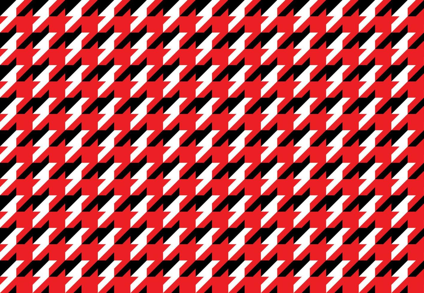 Houndstooth seamless pattern. Monotone background. Black and white. Vector