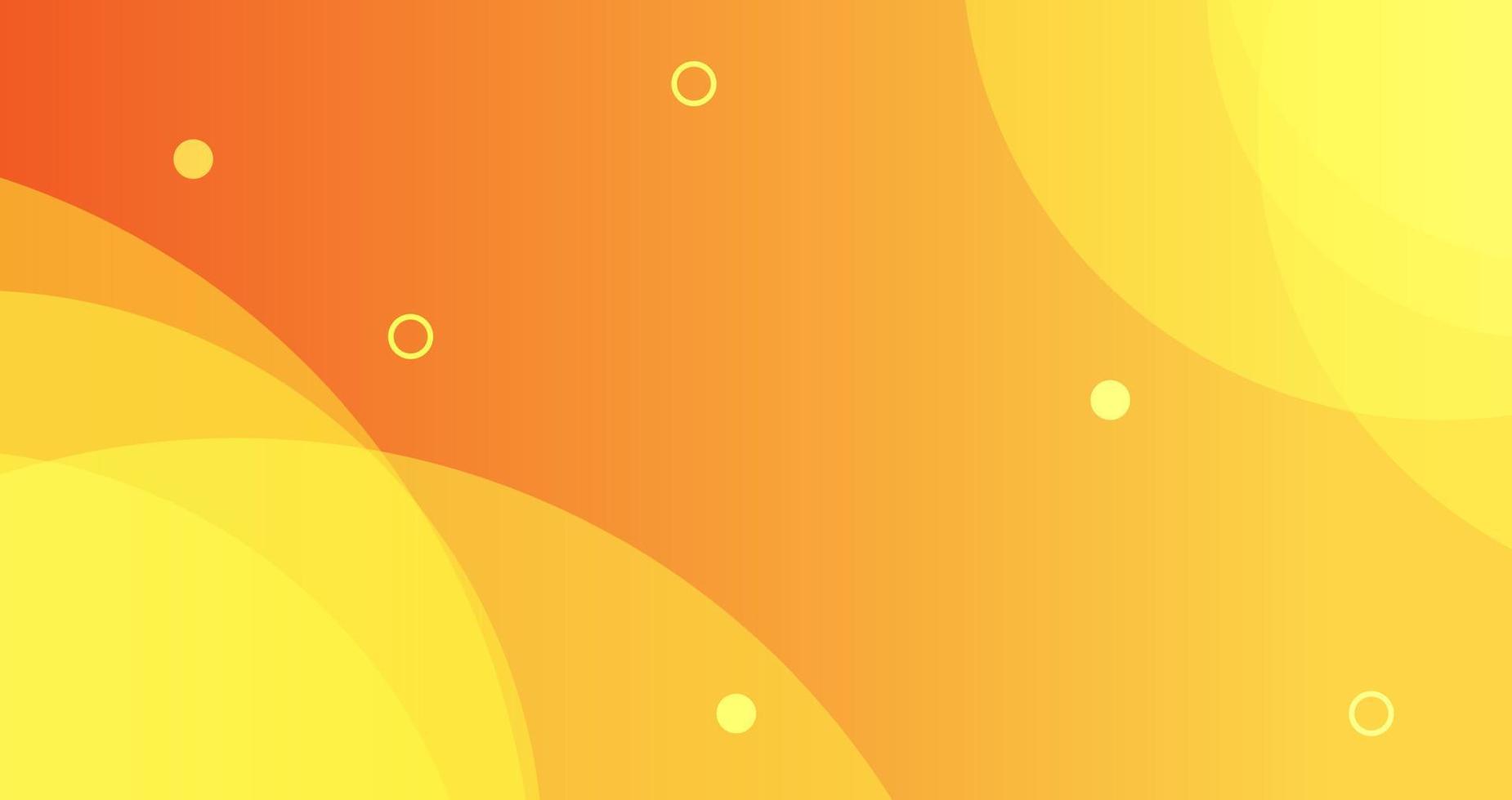 forma abstracta geométrica sobre fondo de superposición de degradado amarillo-naranja. vector. vector