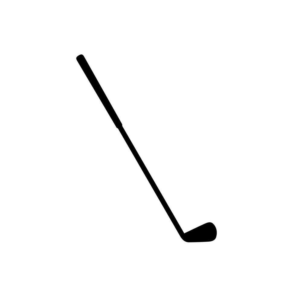 Ilustración de vector de diseño de símbolo de icono de palos de golf.
