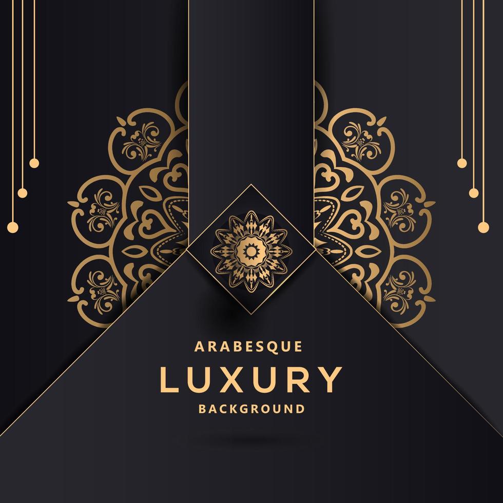 Abstract Beautiful Islamic Mandala Design Background Greeting, vector design