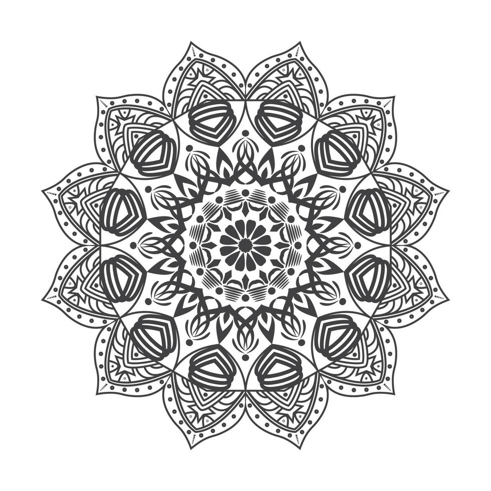 Simple mandala design for colouring. Vector floral mandala. Geometric ornamental mandalas, Round ornament pattern, free floral mandala colouring page, mandala relaxation patterns unique design