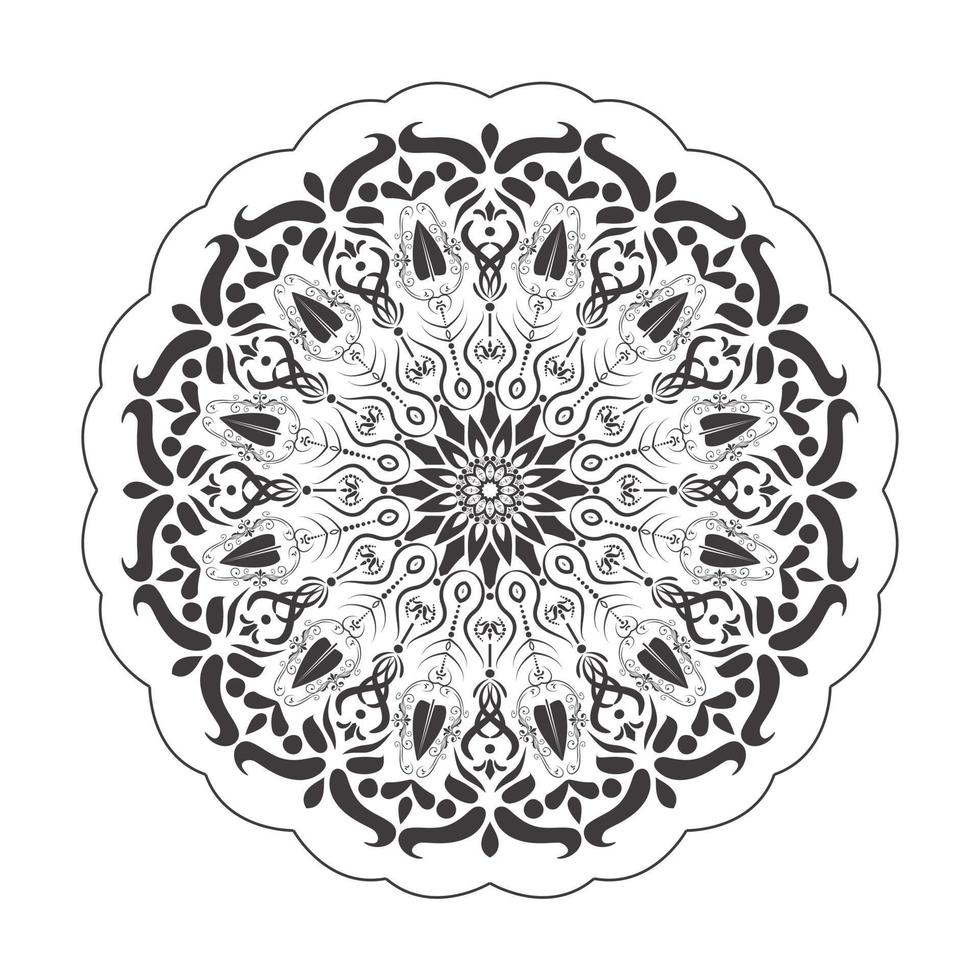 Mandala Line Drawing Design,  Vector mandala clipart, Geometric ornamental mandalas, Round ornament pattern, free floral mandala colouring page, mandala relaxation patterns unique design