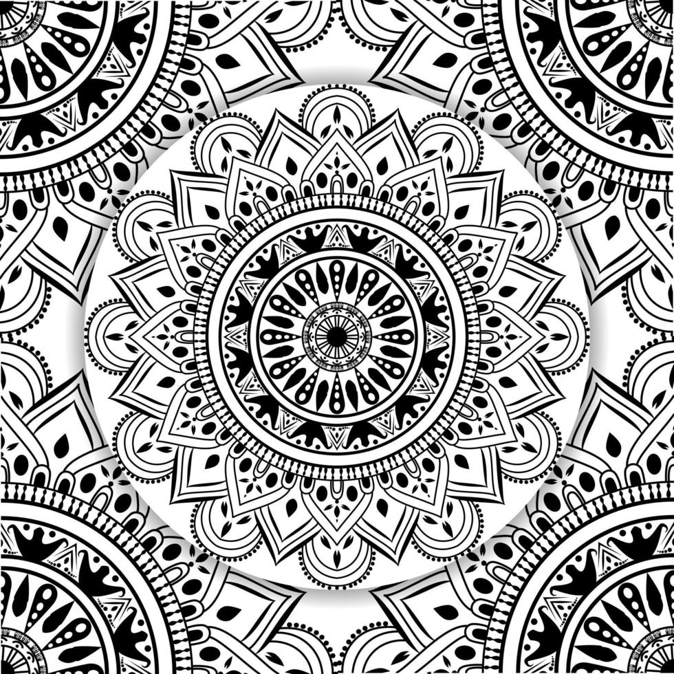 Ornamental mandala adult colouring book page. style colouring page, colouring full page mandala design. adult coloring page vector