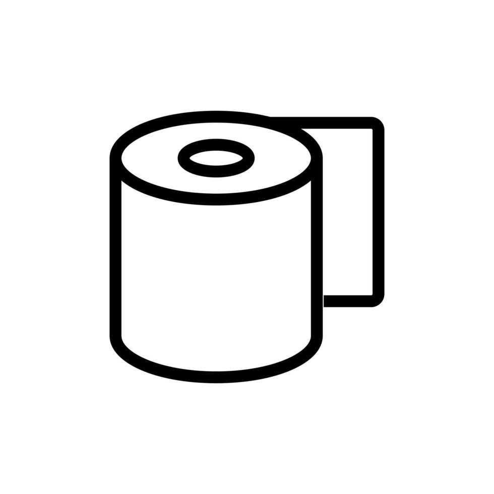 icono de vector de servilleta de papel. ilustración de símbolo de contorno aislado