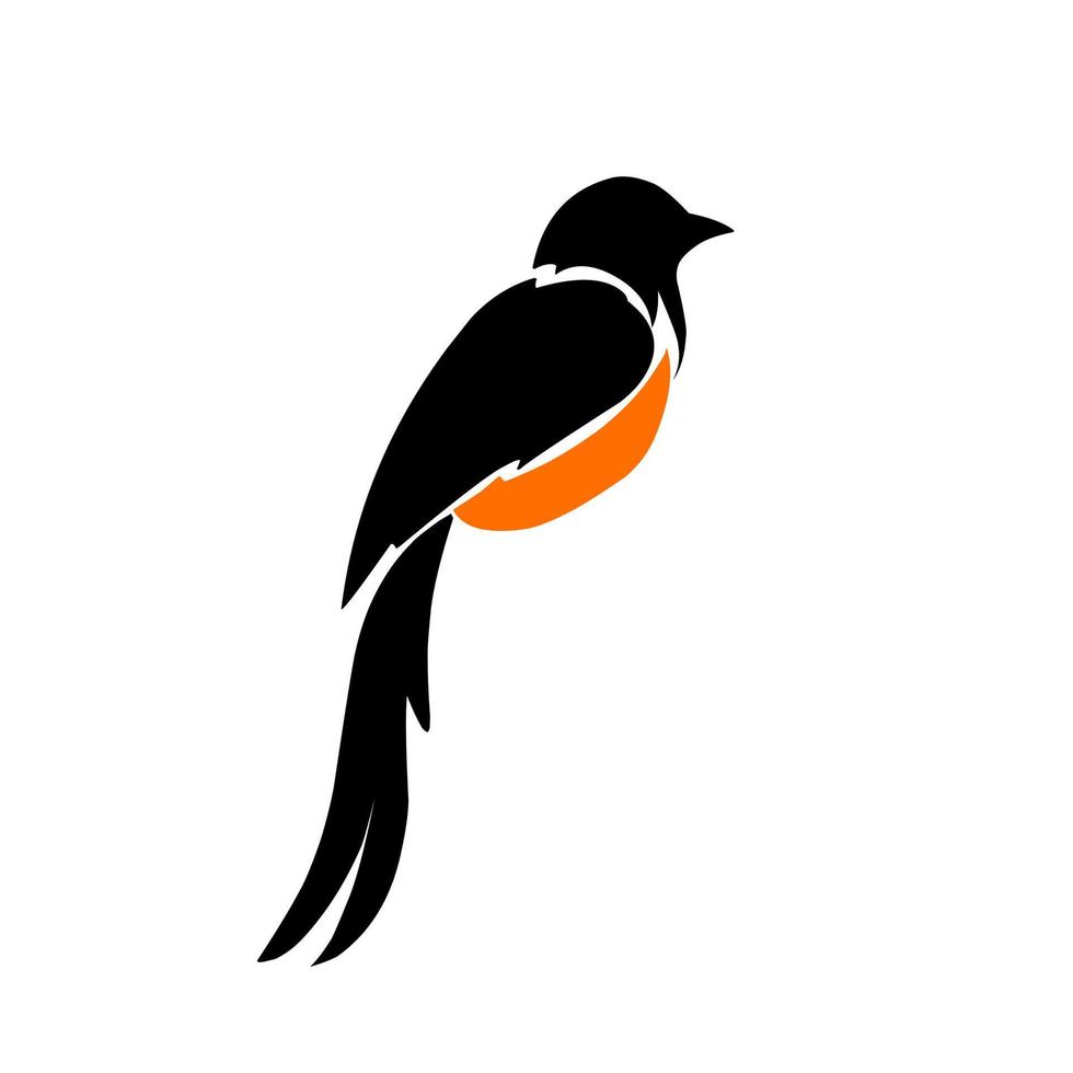 gráficos vectoriales de ilustración del logotipo de la plantilla pájaro urraca perfecto para la comunidad de logotipos pájaro urraca vector