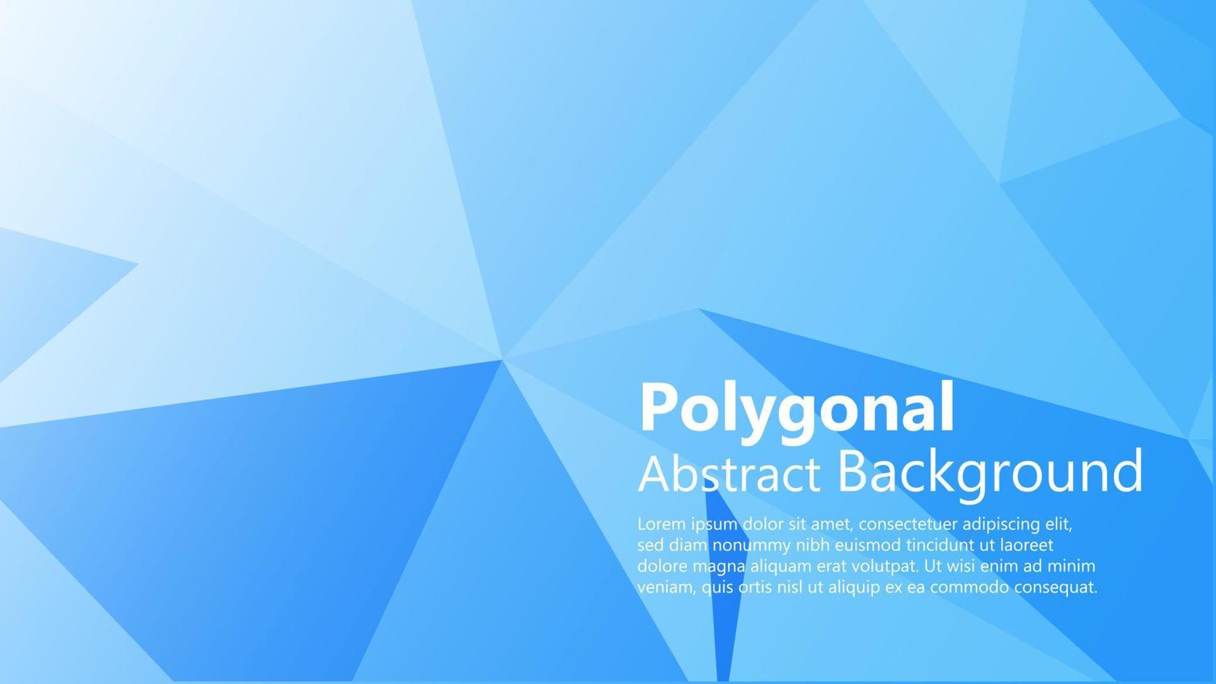 fondos abstractos de polígono. bandera de vector colorido.