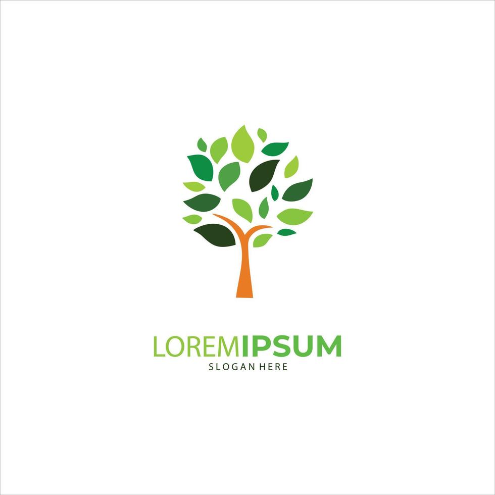 concepto orgánico del símbolo creativo de la naturaleza. icono de hoja, logotipo de identidad corporativa, diseño gráfico de empresa vector