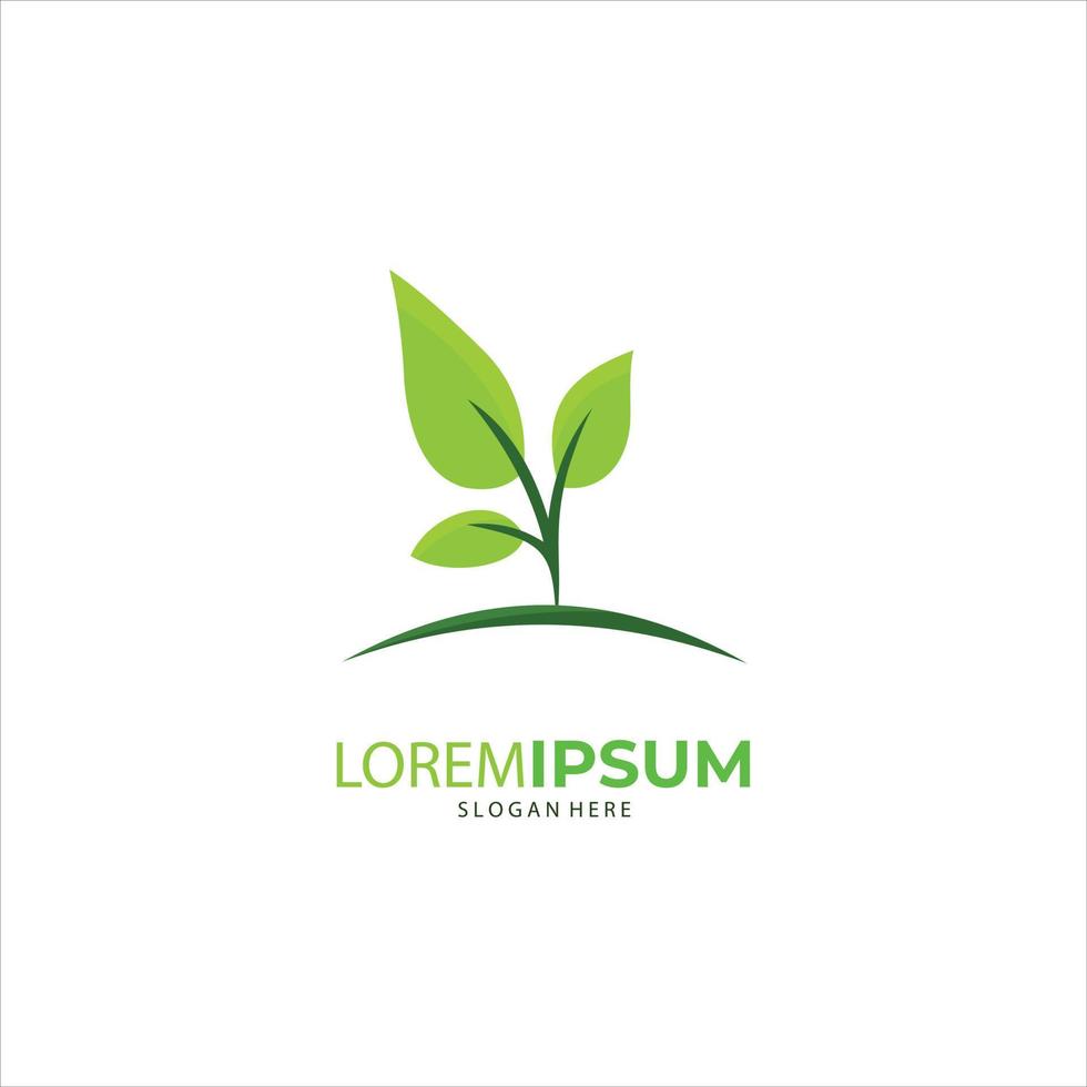 Nature creative symbol organic concept. Leaf icon, Corporate identity logotype, company graphic design vector