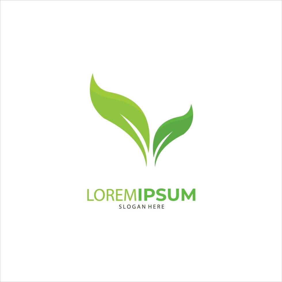 Nature creative symbol organic concept. Leaf icon, Corporate identity logotype, company graphic design vector