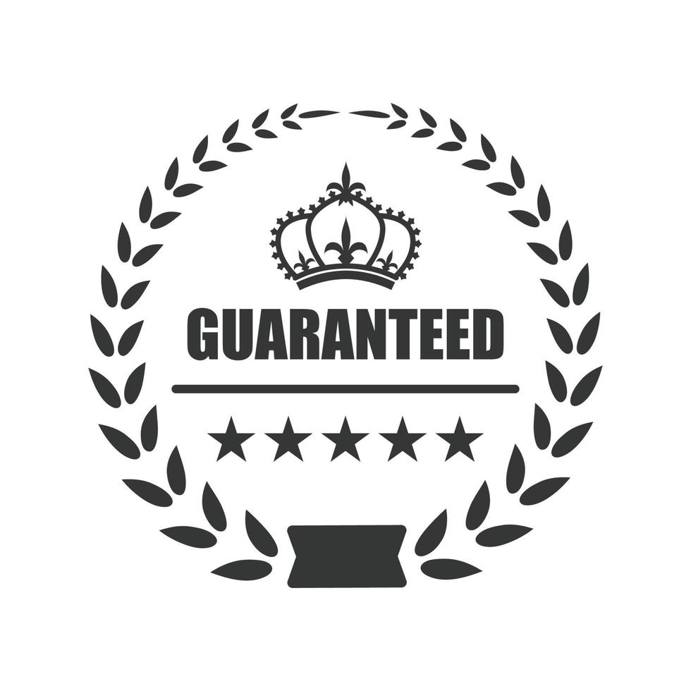 Guarantee vector icon symbol