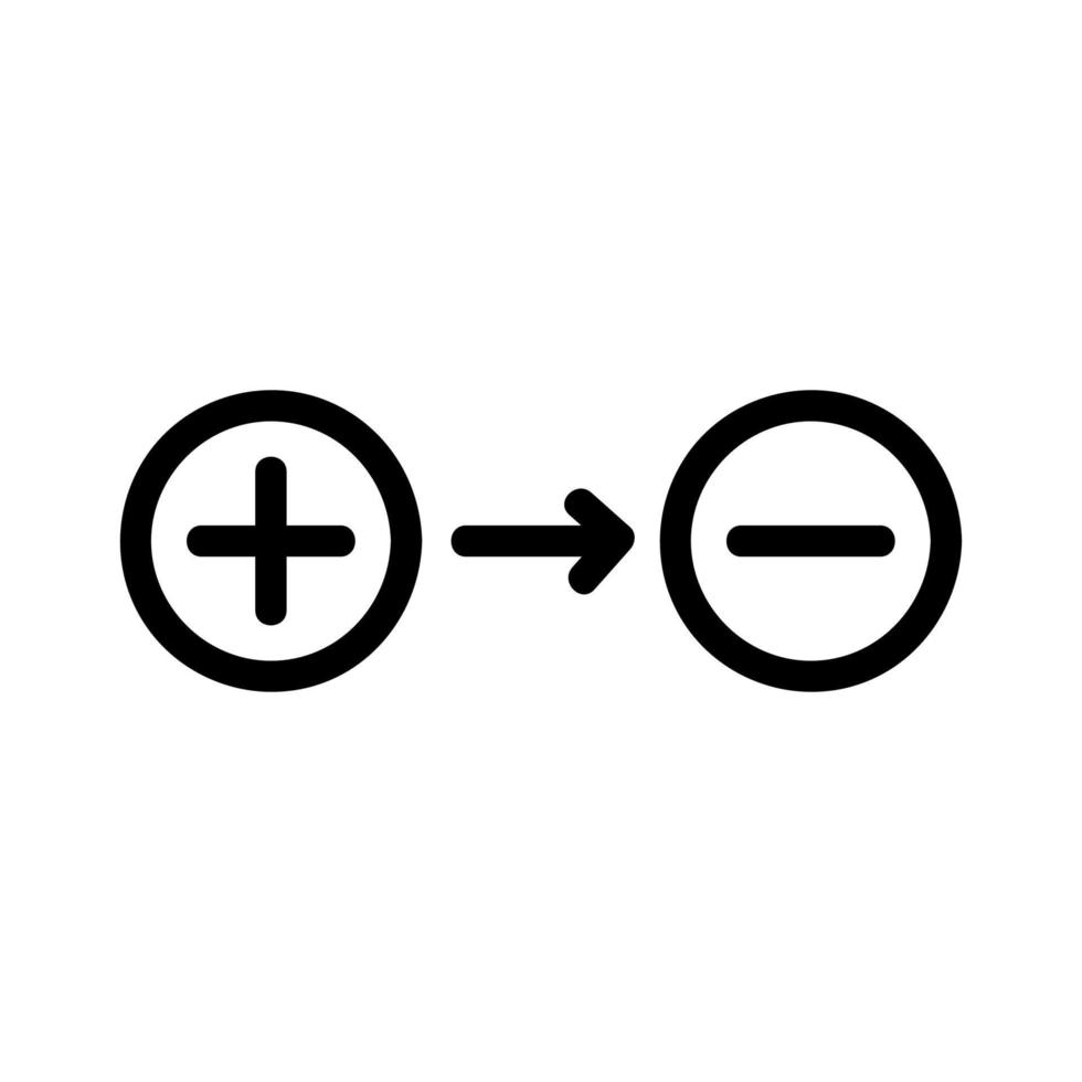 magnet icon vector. Isolated contour symbol illustration vector