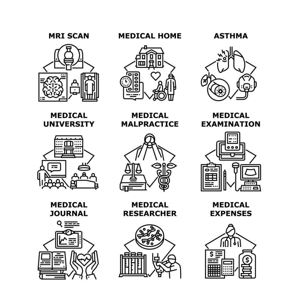 ilustración de vector de icono de tratamiento médico diesase