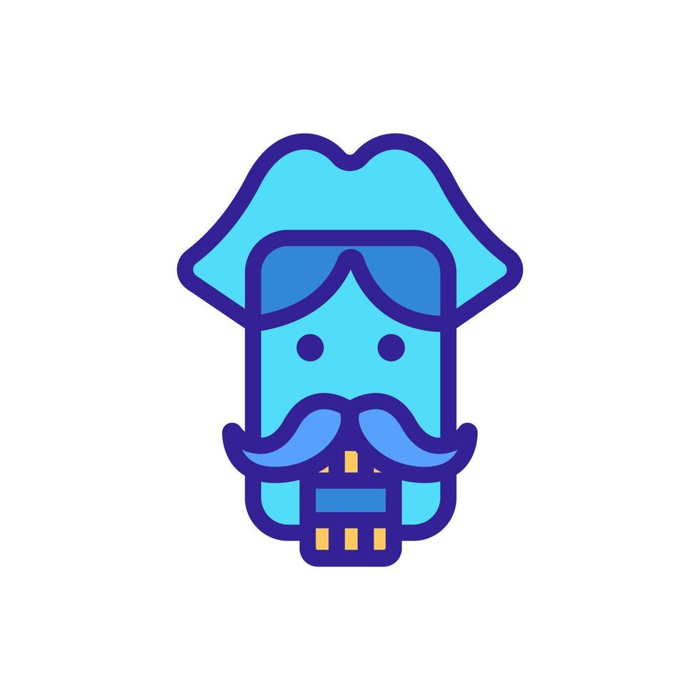 nutcracker Icon vector. Isolated contour symbol illustration vector