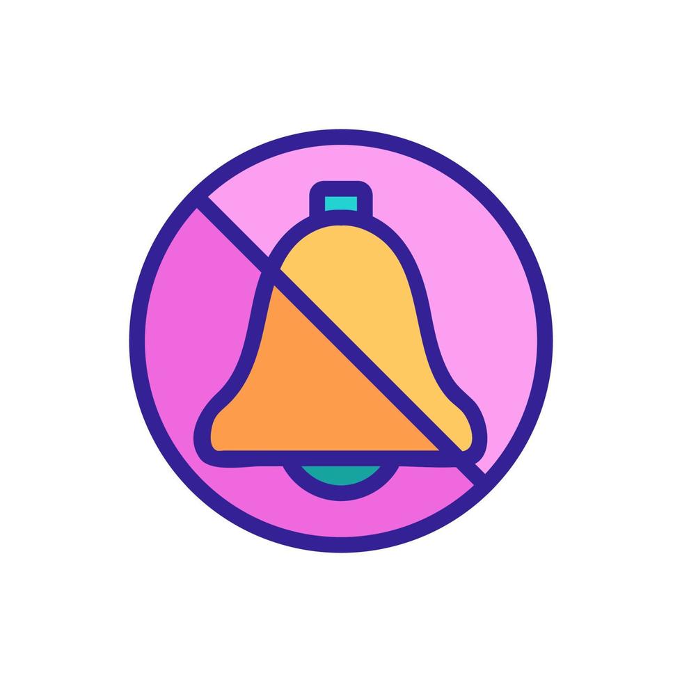 Notice The Bell Icon Vector Isolated Contour Symbol Illustration bell-icon-line-alarm-symbol-royalty-free-vector-image-55-off