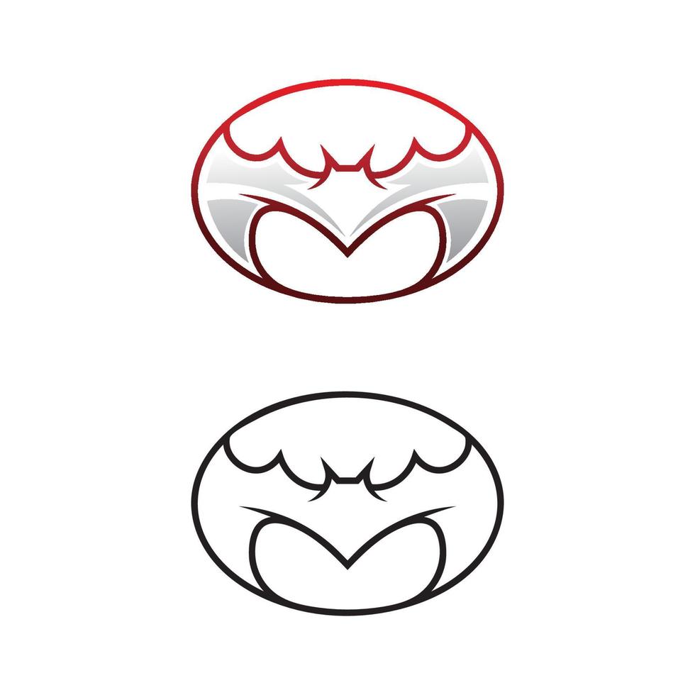 Bat logo animal and vector, wings, black, halloween, vampire, gothic, illustration, design bat icon vector