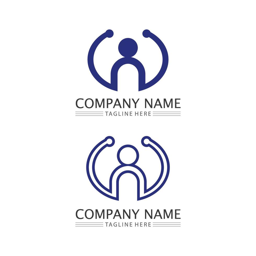 People logo, Team, Succes people work, Group and Community, Group Company and Business logo vector and design Care, Family icon Succes logo