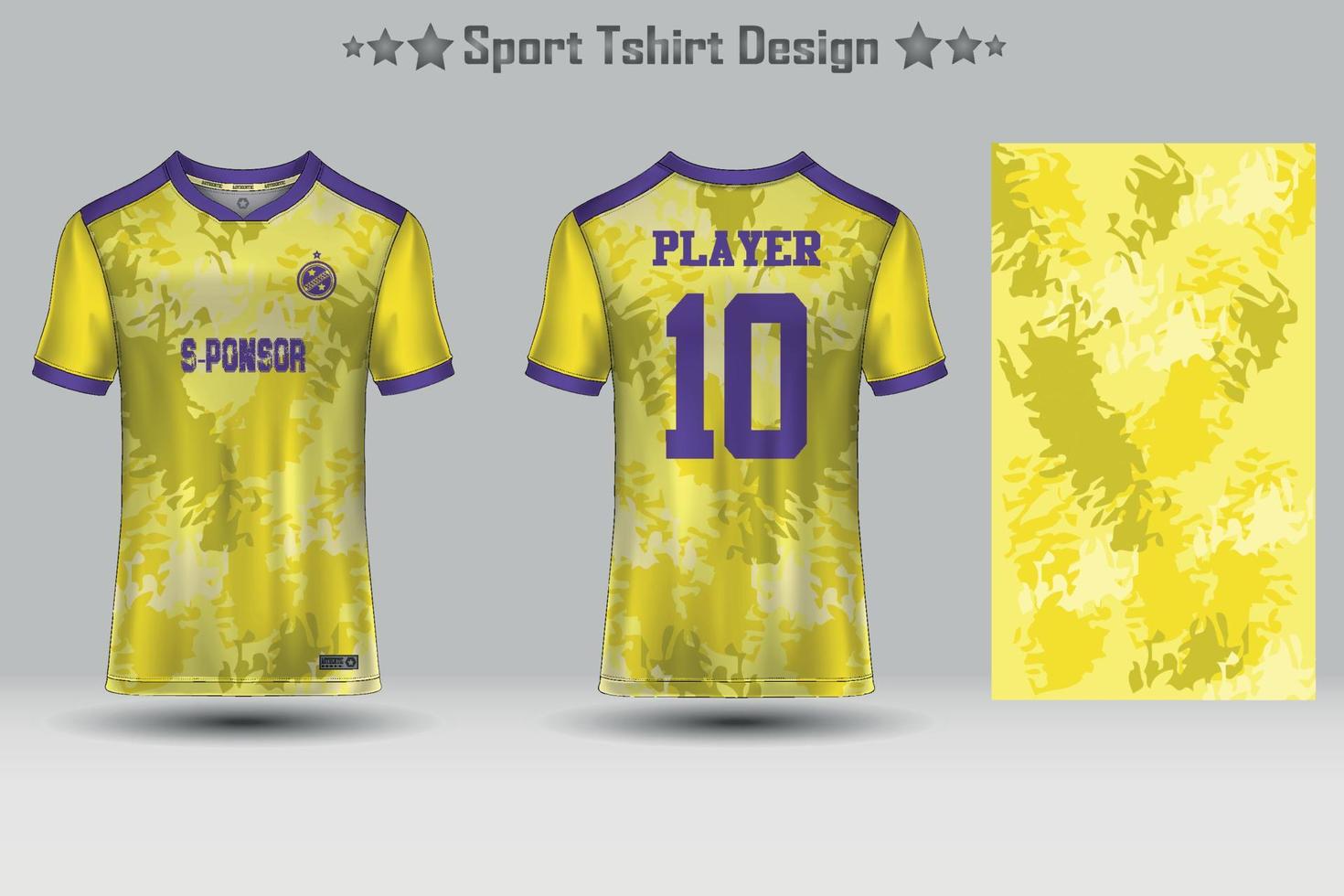 maqueta de camiseta deportiva de fútbol diseño de camiseta con patrón geométrico abstracto vector