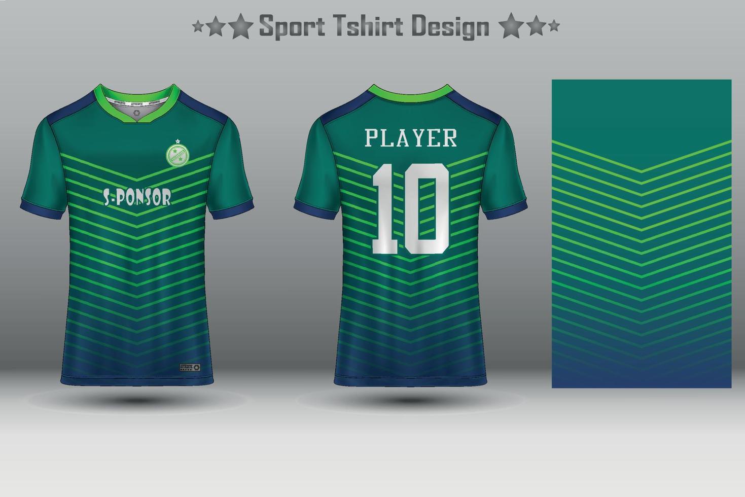 maqueta de camiseta de fútbol patrón geométrico abstracto diseño de camiseta deportiva vector