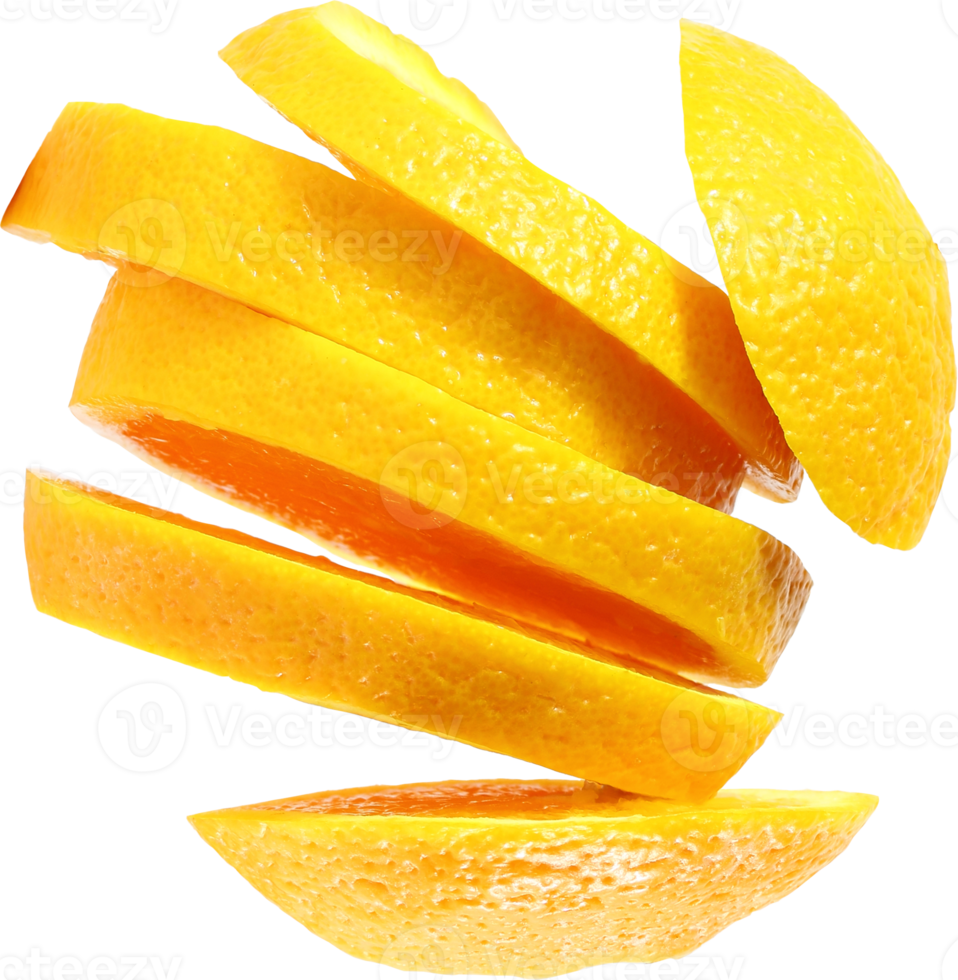 orange slice isolated png