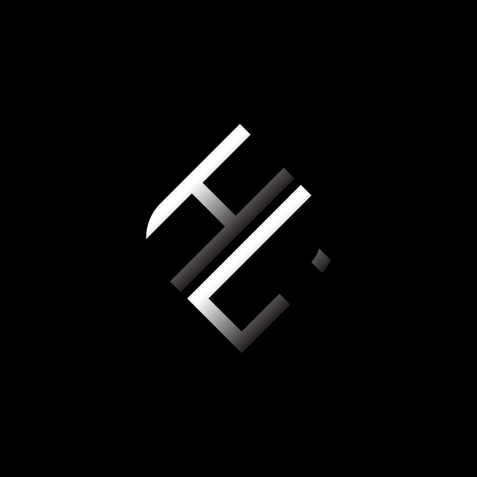 HL letter logo creative design with vector graphic