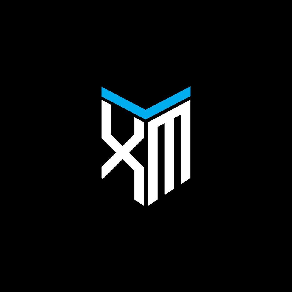 XM letter logo creative design with vector graphic