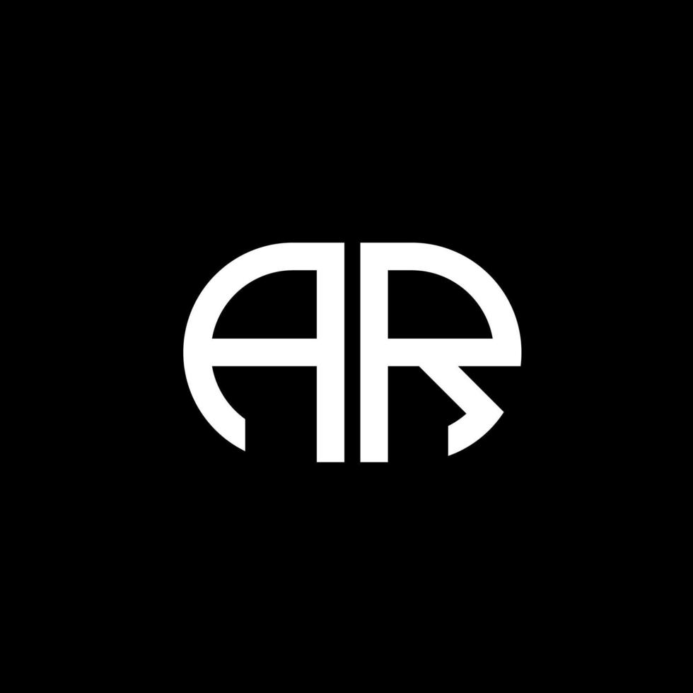 AR letter logo creative design with vector graphic 9903962 Vector Art