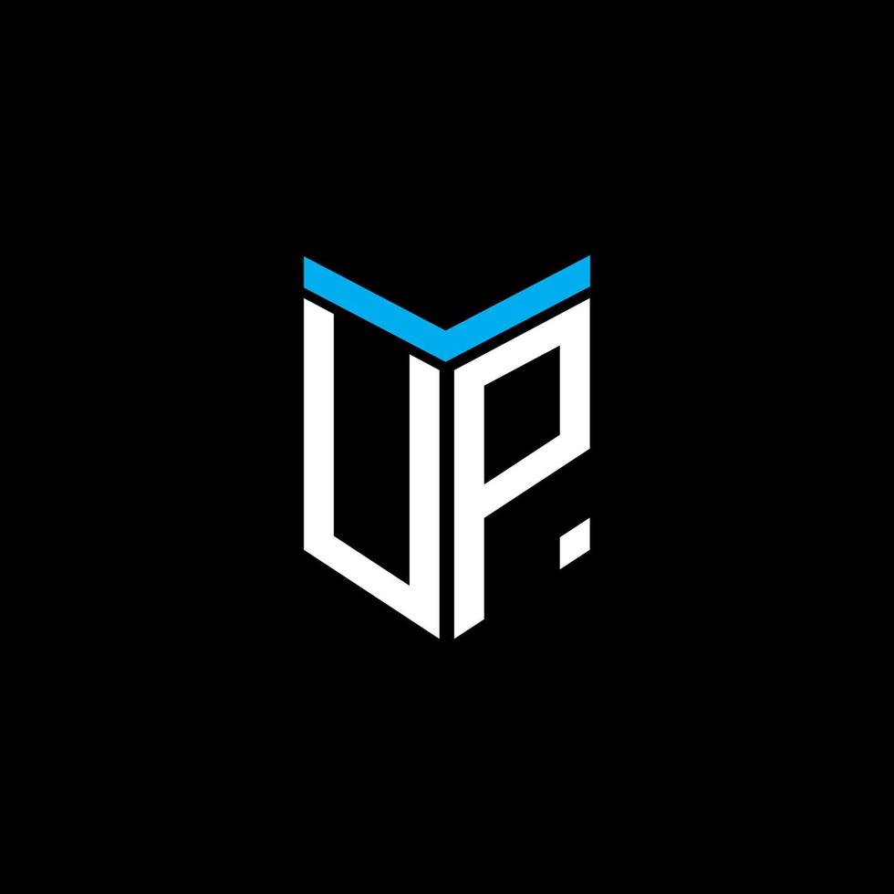 UP letter logo creative design with vector graphic