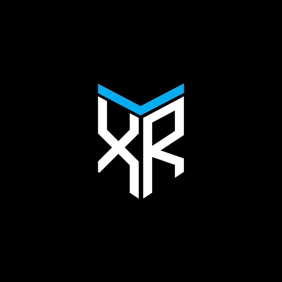 XR letter logo creative design with vector graphic
