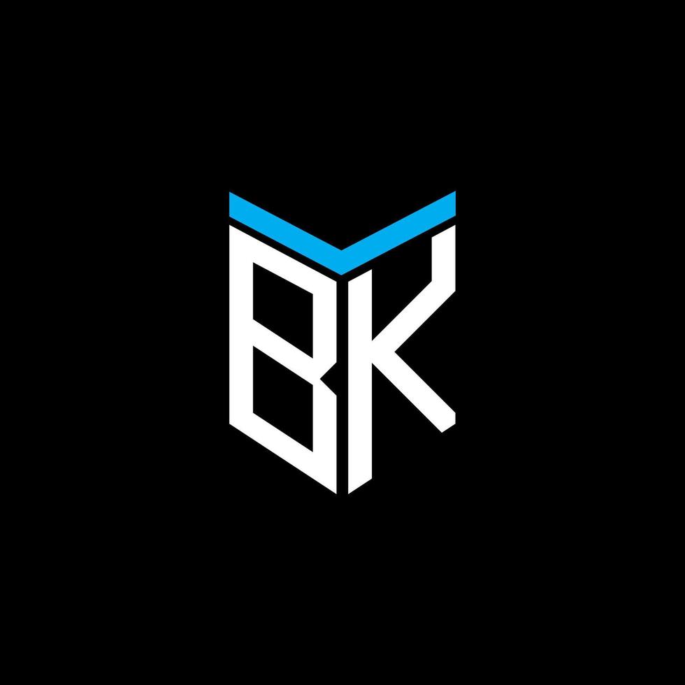 BK letter logo creative design with vector graphic