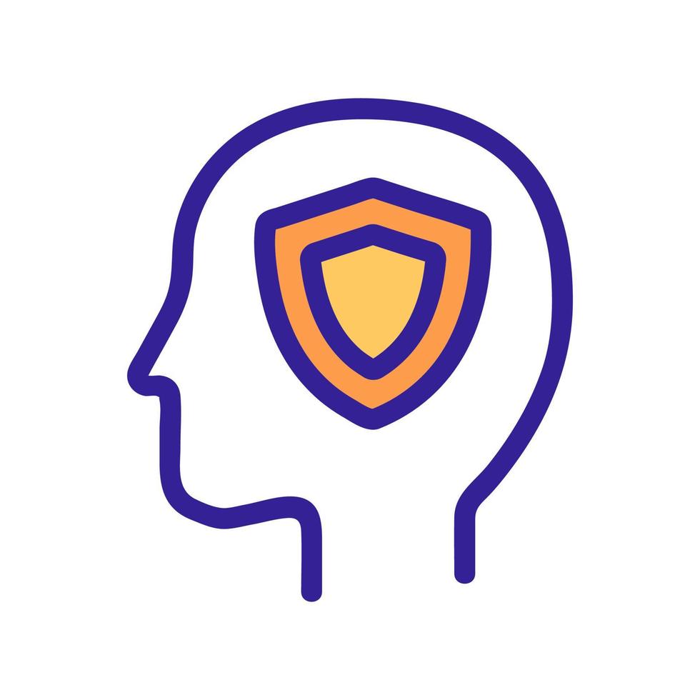 analytical mindset icon vector. Isolated contour symbol illustration vector