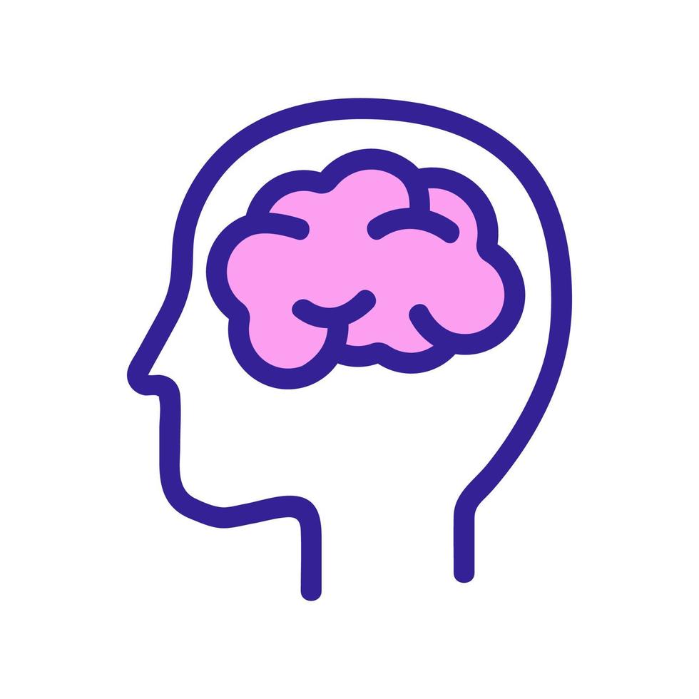 analytical mindset icon vector. Isolated contour symbol illustration vector