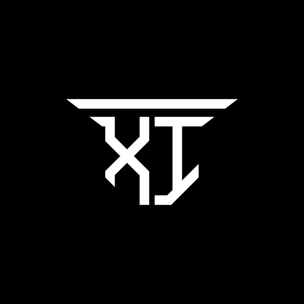 XI letter logo creative design with vector graphic