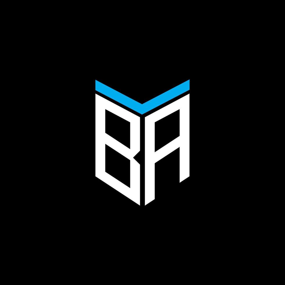 BA letter logo creative design with vector graphic