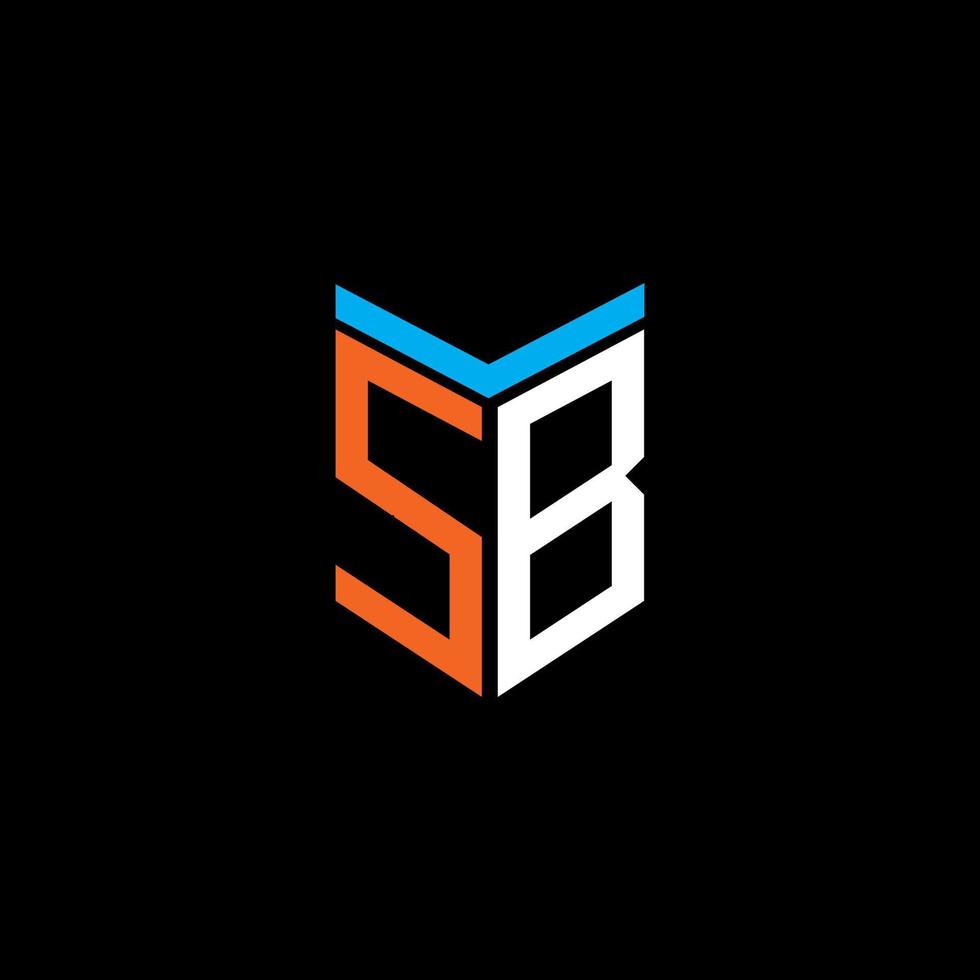 SB letter logo creative design with vector graphic