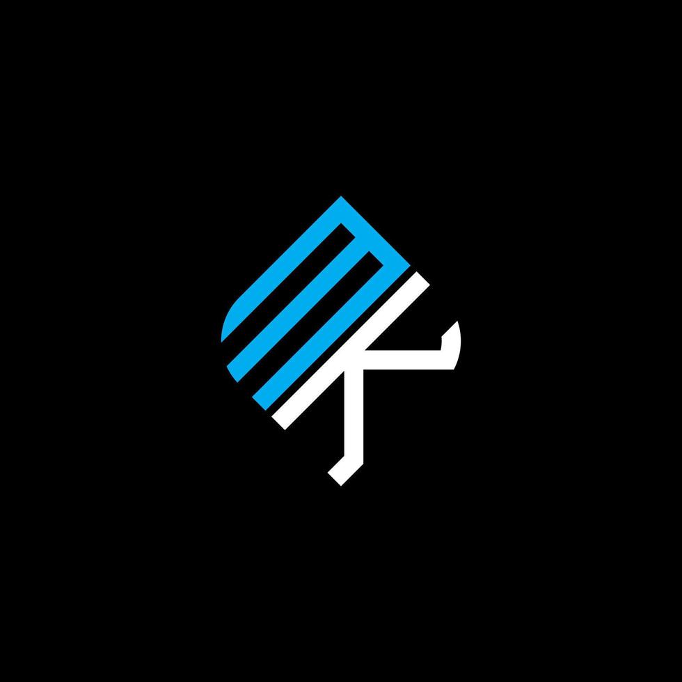 MK letter logo creative design with vector graphic